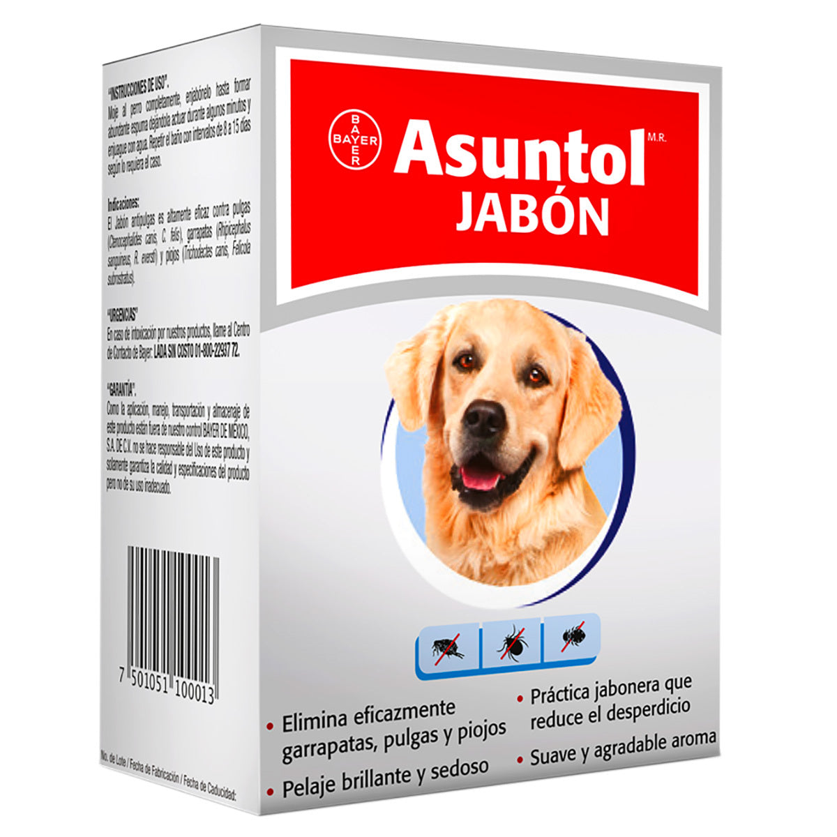 Asuntol Jabón antipulgas para perros y gatos